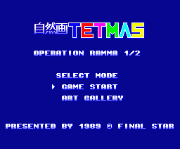 tetris master - operation ranma 1-2